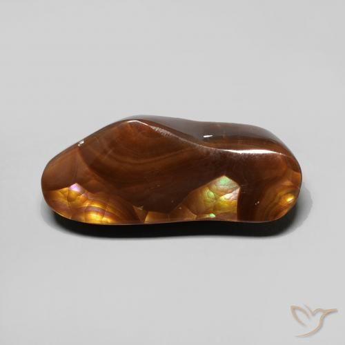 8.06ct Natural Multicolor Fire Agate, Fancy, Opaque