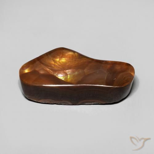 Fire Agate Gemstone in 19.5 x 8.2 mm Size for Sale, Fire Agate Stone in Multicolor Color