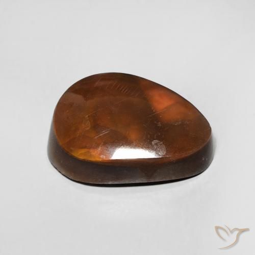 Fire Agate Gemstone in 13 x 9 mm (calibrated) Size for Sale, Fire Agate Stone in Multicolor Color