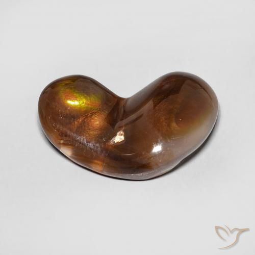 Fire Agate Gemstone in 16.8 x 11.4 mm Size for Sale, Fire Agate Stone in Multicolor Color