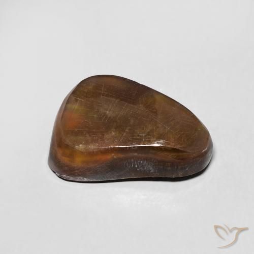 Fire Agate Gemstone in 13 x 9 mm (calibrated) Size for Sale, Fire Agate Stone in Multicolor Color