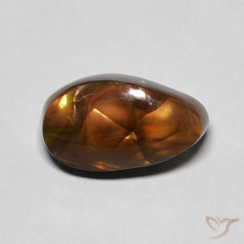 4.45ct Natural Multicolor Fire Agate, Fancy, Opaque