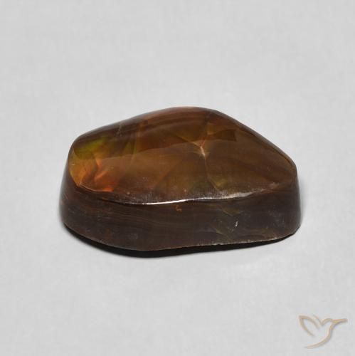 Fire Agate Gemstone in 13.5 x 7.7 mm Size for Sale, Fire Agate Stone in Multicolor Color