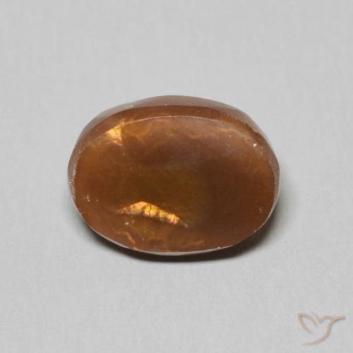 2.59ct Natural Multicolor Fire Agate, Oval, Opaque