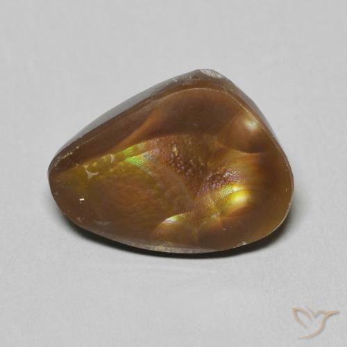 6.05ct Natural Multicolor Fire Agate, Fancy, Opaque