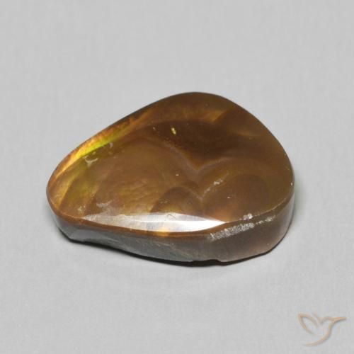 Fire Agate Gemstone in 14.3 x 10.9 mm Size for Sale, Fire Agate Stone in Multicolor Color