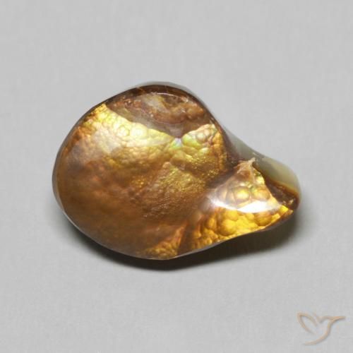 6.47ct Natural Multicolor Fire Agate, Fancy, Opaque