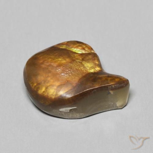 Fire Agate Gemstone in 14.3 x 10.4 mm Size for Sale, Fire Agate Stone in Multicolor Color