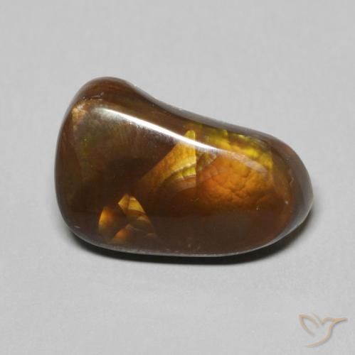 6.74ct Natural Multicolor Fire Agate, Fancy, Opaque