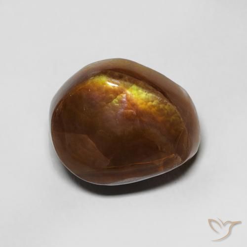 4.08ct Natural Multicolor Fire Agate, Fancy, Opaque