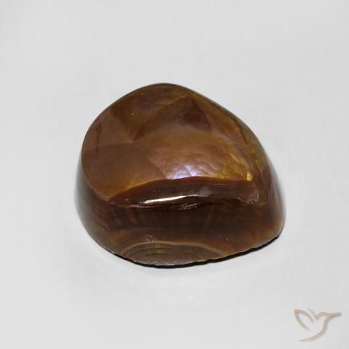 Fire Agate Gemstone in 11 x 9 mm (calibrated) Size for Sale, Fire Agate Stone in Multicolor Color