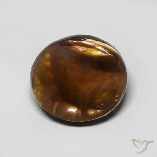 5.73ct Natural Multicolor Fire Agate, Oval, Opaque