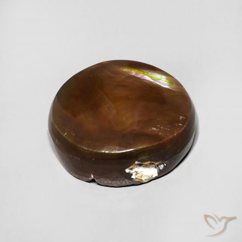 Fire Agate Gemstone in 12 x 10.7 mm Size for Sale, Fire Agate Stone in Multicolor Color
