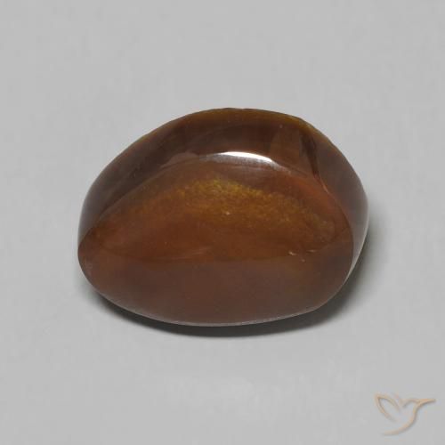 4.55ct Natural Multicolor Fire Agate, Fancy, Opaque