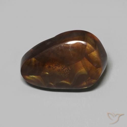 6.73ct Natural Multicolor Fire Agate, Fancy, Opaque