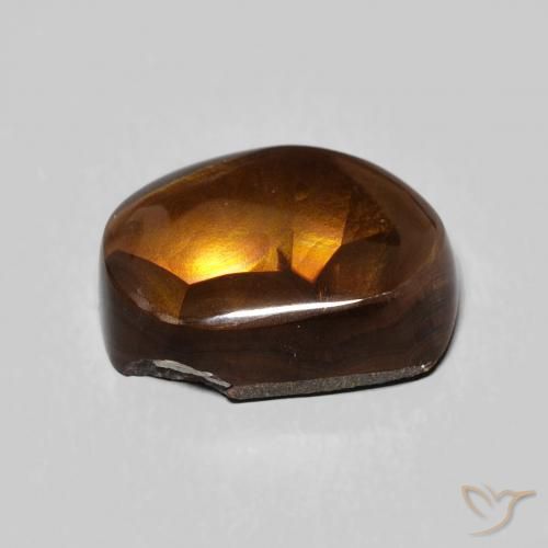 Fire Agate Gemstone in 12.2 x 8.7 mm Size for Sale, Fire Agate Stone in Multicolor Color
