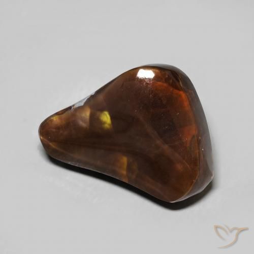 7.00 ct Multicolor Fire Agate Stone, Natural Fire Agate in Fancy Cabochon Shape for Sale