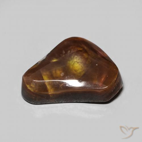 Fire Agate Gemstone in 16.4 x 11.4 mm Size for Sale, Fire Agate Stone in Multicolor Color