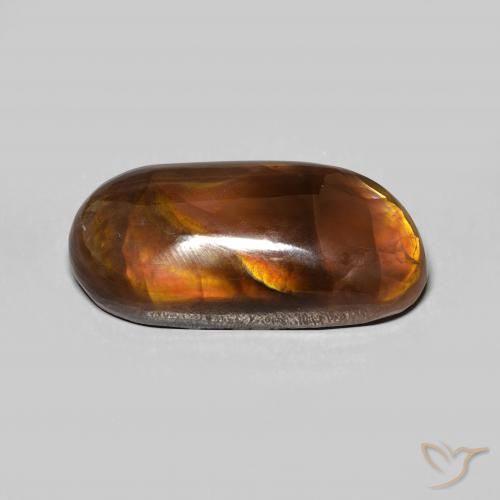 Fire Agate Gemstone in 17.8 x 8.4 mm Size for Sale, Fire Agate Stone in Multicolor Color