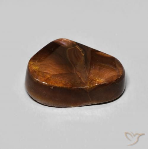 Fire Agate Gemstone in 14.2 x 10 mm Size for Sale, Fire Agate Stone in Multicolor Color