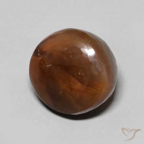5.86 ct Multicolor Fire Agate Stone, Natural Fire Agate in Oval Cabochon Shape for Sale