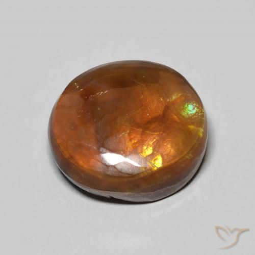 Fire Agate Gemstone in 11 x 11 mm (calibrated) Size for Sale, Fire Agate Stone in Multicolor Color