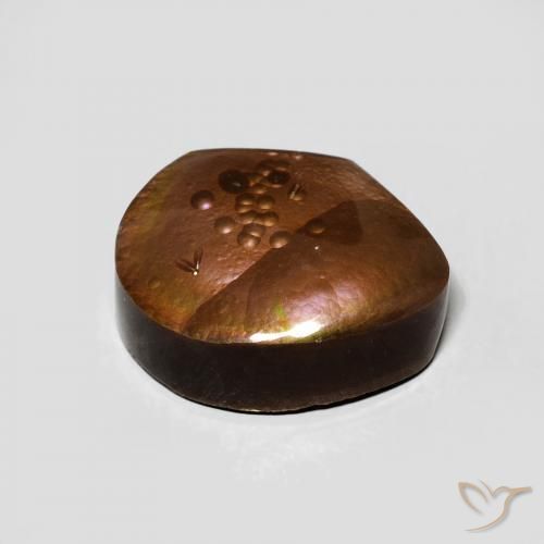 Fire Agate Gemstone in 12 x 10 mm (calibrated) Size for Sale, Fire Agate Stone in Multicolor Color