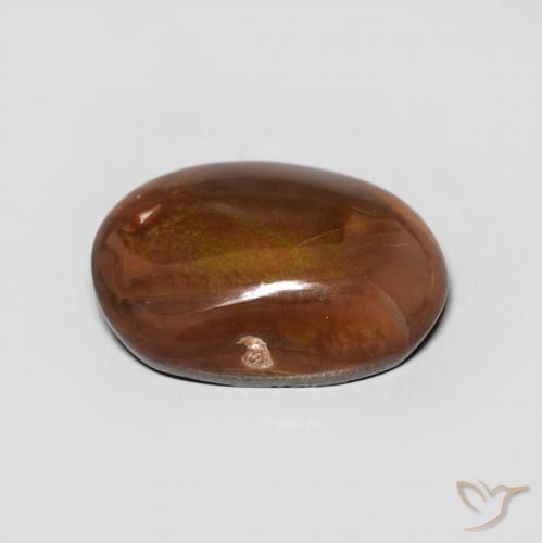 Fire Agate Gemstone in 13.9 x 10 mm Size for Sale, Fire Agate Stone in Multicolor Color