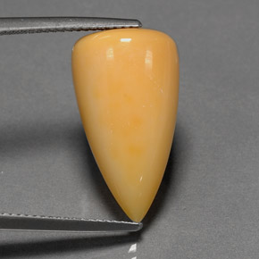 12.40 ct Orange Fire Opal Stone, Natural Fire Opal in Fancy Cabochon Shape for Sale