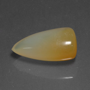 14.68 ct Orange Fire Opal Gemstone, Fire Opal Gem in Fancy Cabochon Shape for Sale.