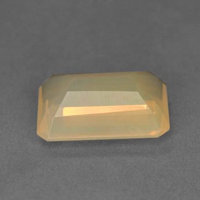Fire Opal Gemstone in 12.5 x 8.4 mm Size for Sale, Fire Opal Stone in White Yellow Color