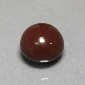 1.90 ct Brown Fire Opal Gemstone, Fire Opal Gem in Round Cabochon Shape for Sale.
