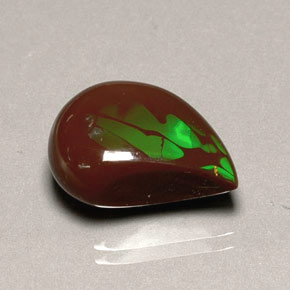 7.75 ct Multicolor Fire Opal Gemstone, Fire Opal Gem in Fancy Cabochon Shape for Sale.