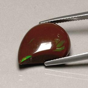 7.75 ct Multicolor Fire Opal Stone, Natural Fire Opal in Fancy Cabochon Shape for Sale