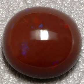 10.31 ct Multicolor Fire Opal Gemstone, Fire Opal Gem in Oval Cabochon Shape for Sale.