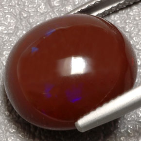 Fire Opal Gemstone in 15 x 13.9 mm Size for Sale, Fire Opal Stone in Multicolor Color