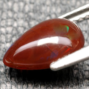 Fire Opal Gemstone in 10.2 x 7.4 mm Size for Sale, Fire Opal Stone in Multicolor Color