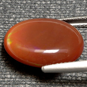Fire Opal Gemstone in 16 x 12 mm (calibrated) Size for Sale, Fire Opal Stone in Multicolor Color
