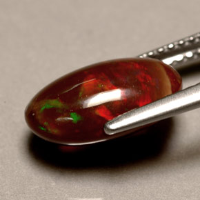 Fire Opal Gemstone in 12.3 x 7.8 mm Size for Sale, Fire Opal Stone in Multicolor Color