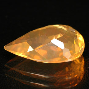 Fire Opal Gemstone in 12.4 x 8.8 mm Size for Sale, Fire Opal Stone in Orange Color