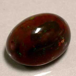 10.39 ct Multicolor Fire Opal Gemstone, Fire Opal Gem in Oval Cabochon Shape for Sale.