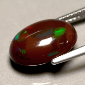 Fire Opal Gemstone in 12.9 x 9.4 mm Size for Sale, Fire Opal Stone in Multicolor Color