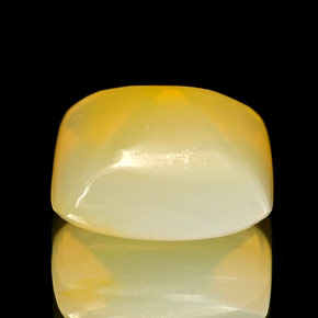 Fire Opal Gemstone in 9.2 x 8.5 mm Size for Sale, Fire Opal Stone in Yellow Color