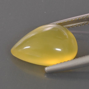 Fire Opal Gemstone in 14.8 x 10.9 mm Size for Sale, Fire Opal Stone in Yellow Color