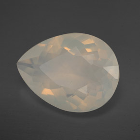 4.41 ct Yellow Fire Opal Stone, Natural Fire Opal in Pear Facet Shape for Sale