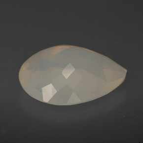 Fire Opal Gemstone in 14.7 x 11.9 mm Size for Sale, Fire Opal Stone in White Yellow Color