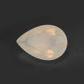 4.60 ct Yellow Fire Opal Stone, Natural Fire Opal in Pear Facet Shape for Sale