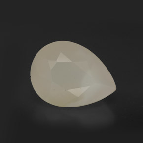 3.34 ct Yellow Fire Opal Gemstone, Fire Opal Gem in Pear Facet Shape for Sale.