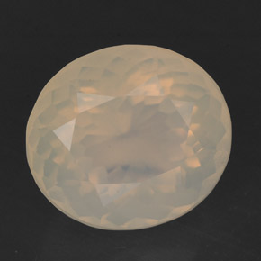 4.88 ct Yellow Fire Opal Gemstone, Fire Opal Gem in Oval Facet Shape for Sale.