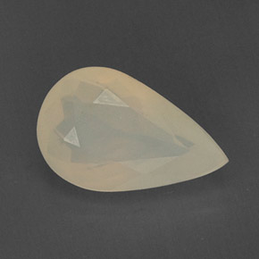 5.48 ct Yellow Fire Opal Gemstone, Fire Opal Gem in Pear Facet Shape for Sale.